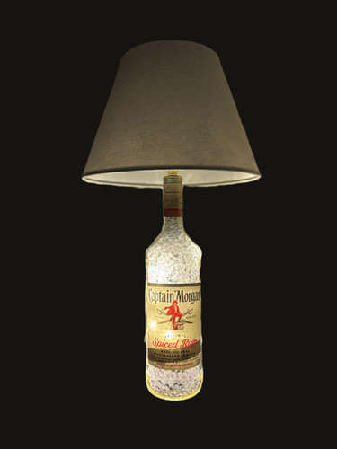 Captain Morgan Lamp Bottle | Lucky Penny Creation