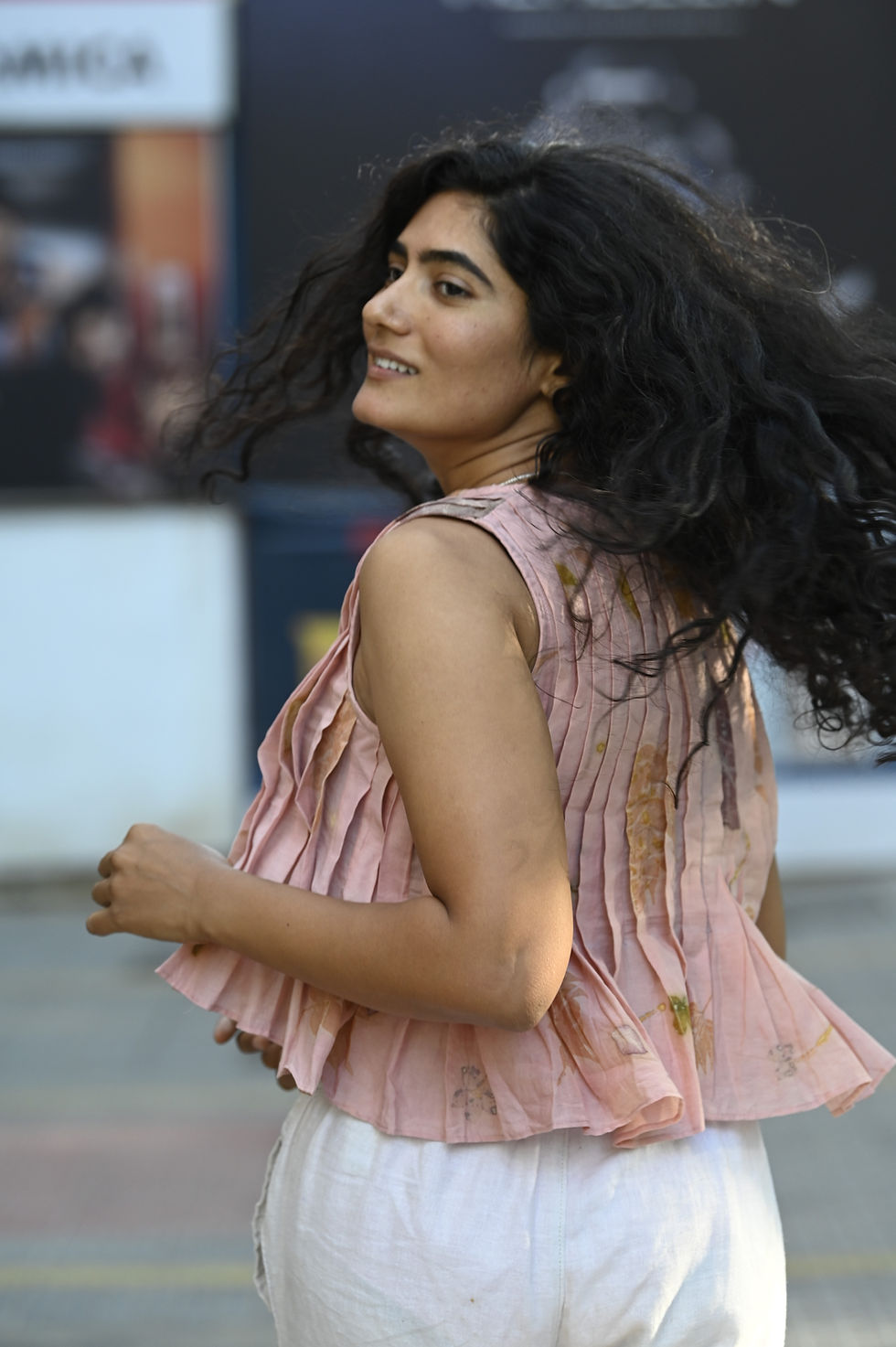 Thumbnail: Bahar - The Eco Print Mulmul Top