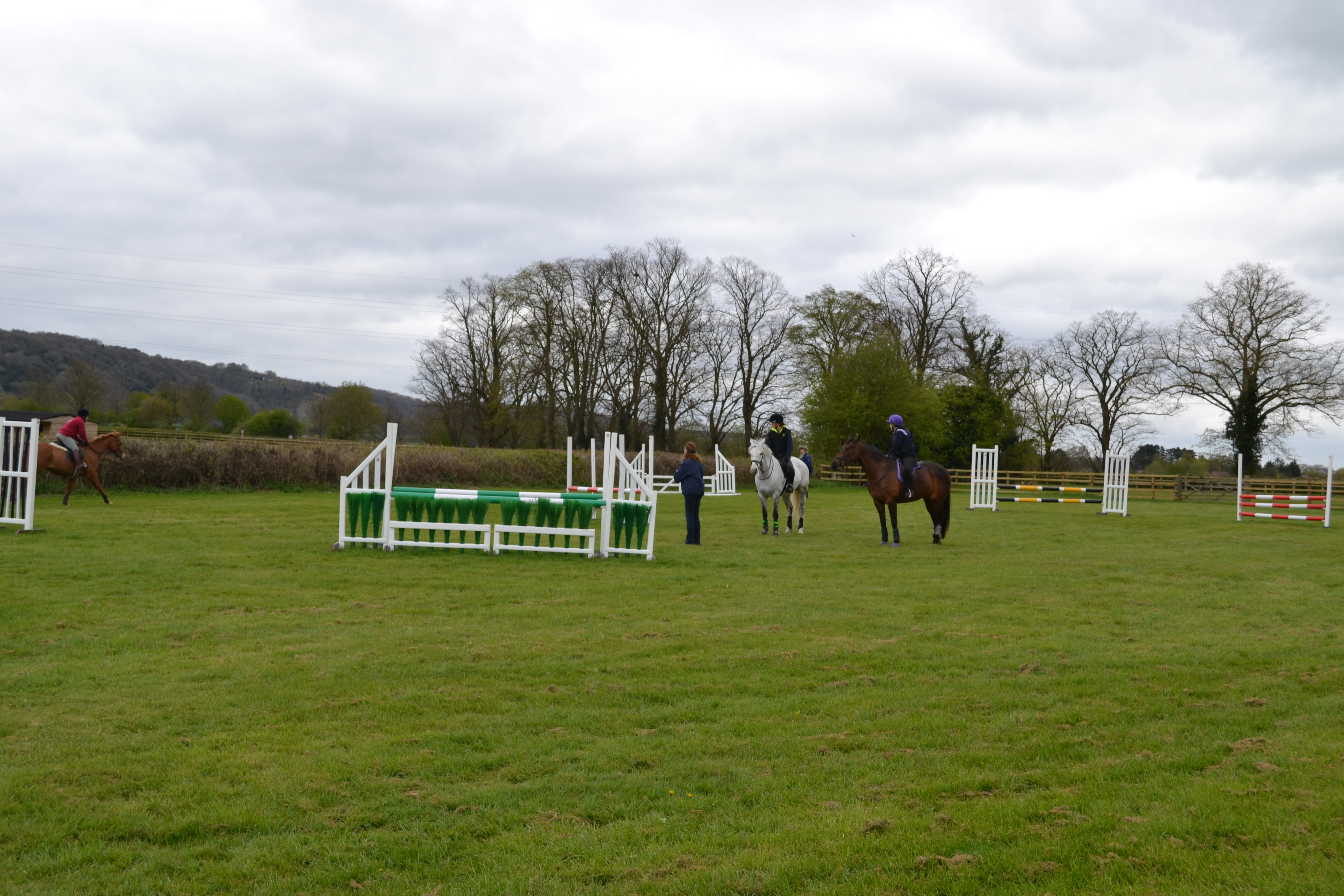 Grass Jumping Paddock Upper Farm Equestrian, Chinnor, Oxfordshire