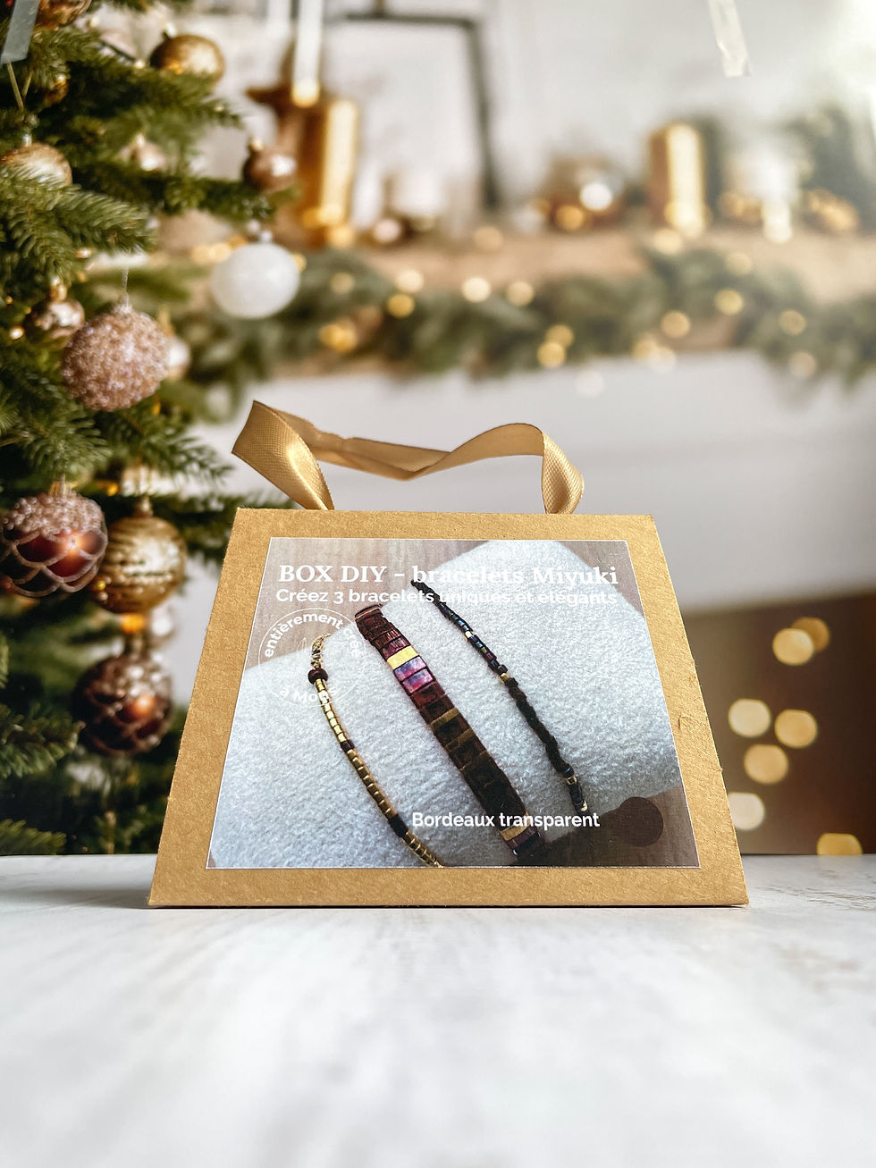 Kit DIY création de bracelets idée cadeau de Noël