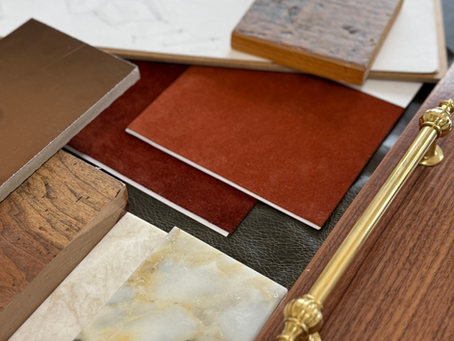 Mood boards from interior designers