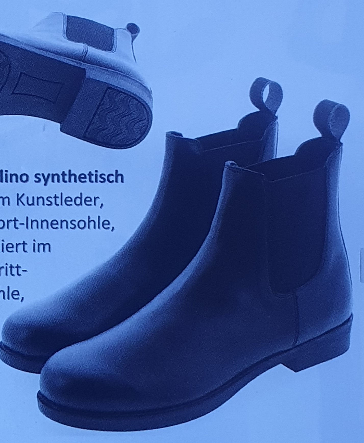 Bottines Meralino Synthétique Juniors & Adultes Noir