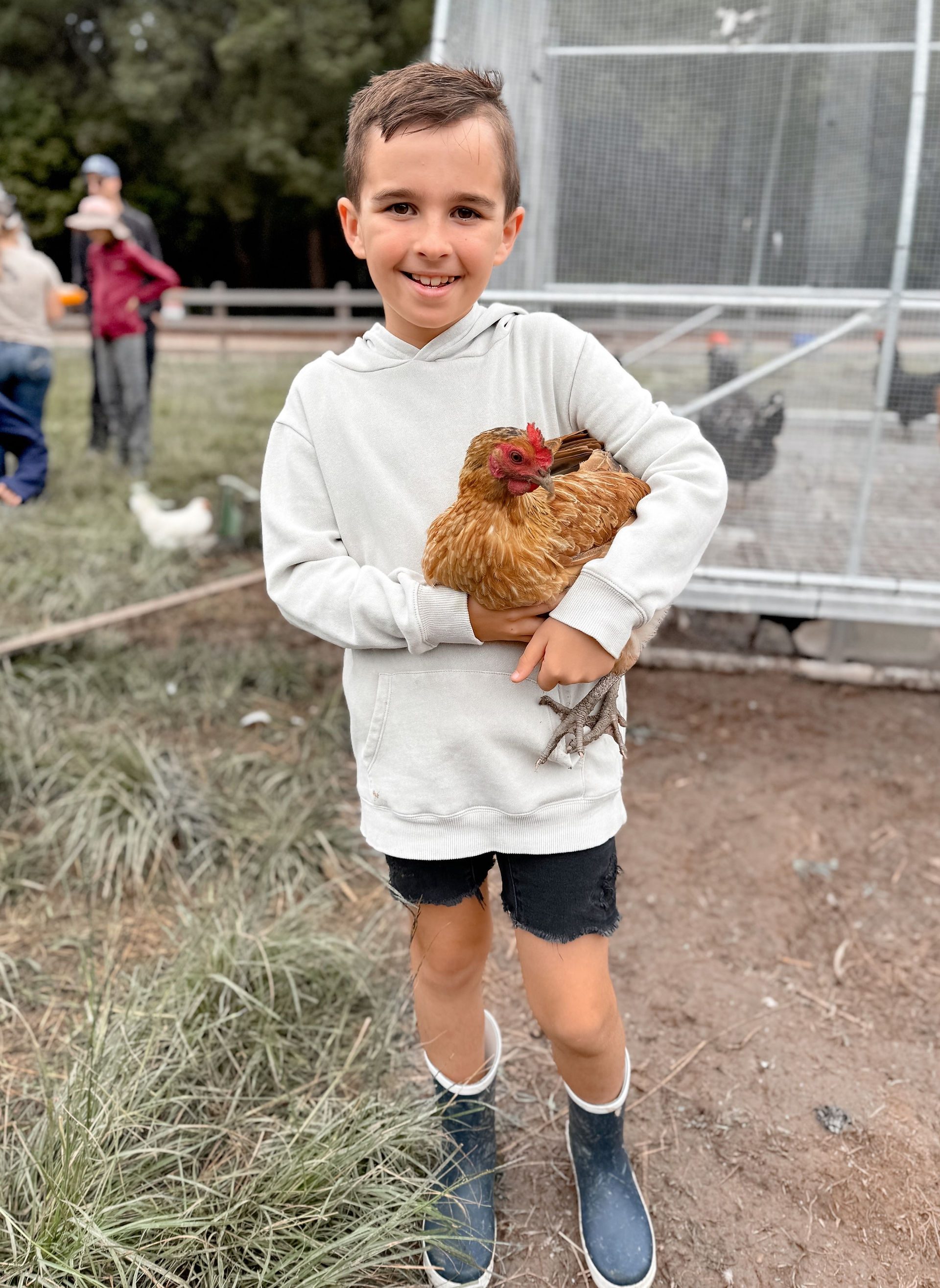 Kids at Hosanna Farm