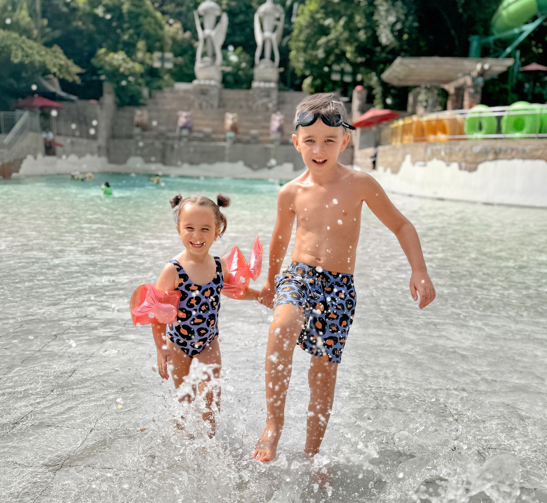 kids at adventure cover waterpark in singapore