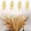 Thumbnail: 6pcs Lustrous Golden Artificial Palm Leaves