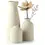 Thumbnail: Boho Chic Beige 3pc Ceramic Vase Set