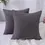 Thumbnail: 2pcs Boho Chic Faux Lambswool Throw Pillow Covers