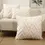 Thumbnail: Boho-Chic Cream White Faux Fur & Velvet Pillow Cover