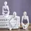 Thumbnail: 3pcs/Set Unique Abstract Human Figurine Sculptures