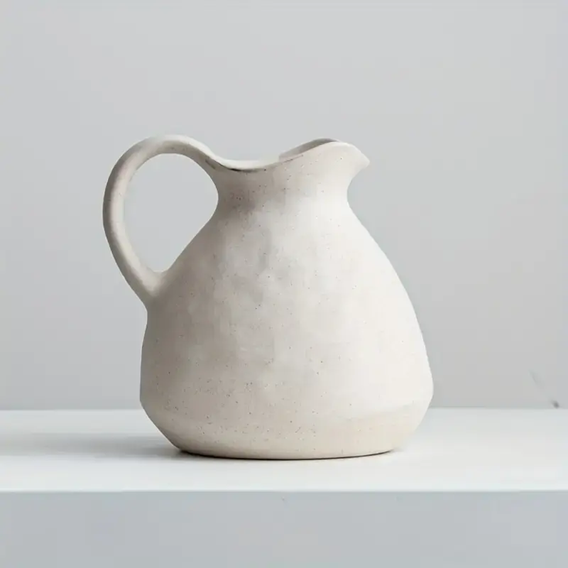 Thumbnail: Rustic Ceramic Vase With Handle