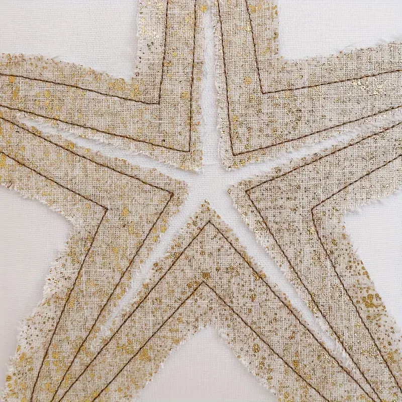 Thumbnail: Starfish Embroidery Throw Pillow Covers