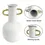 Thumbnail: Vintage White Washed Farmhouse Rustic Decor Vase