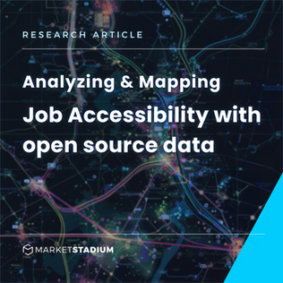 Analyzing & Mapping Job Accessibility with open source data