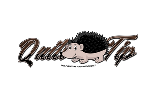Graphic Design Services depicts a Transparent Logo & Brand Identity for QuillTips Woodworks in Orangeville, Ontario, Canada. (4)
