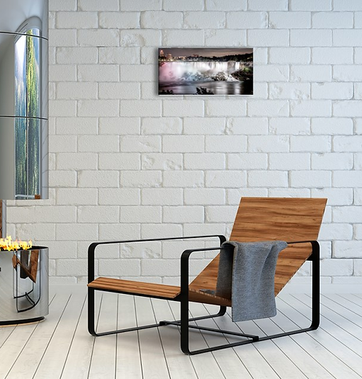 Tailoring Fine-Art Solutions for Businesses and Hospitality services, demonstrating a 12x24” Canvas Wrap