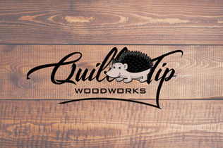 Graphic Design Services depicts a Logo & Brand Identity for QuillTips Woodworks in Orangeville, Ontario, Canada. (1)