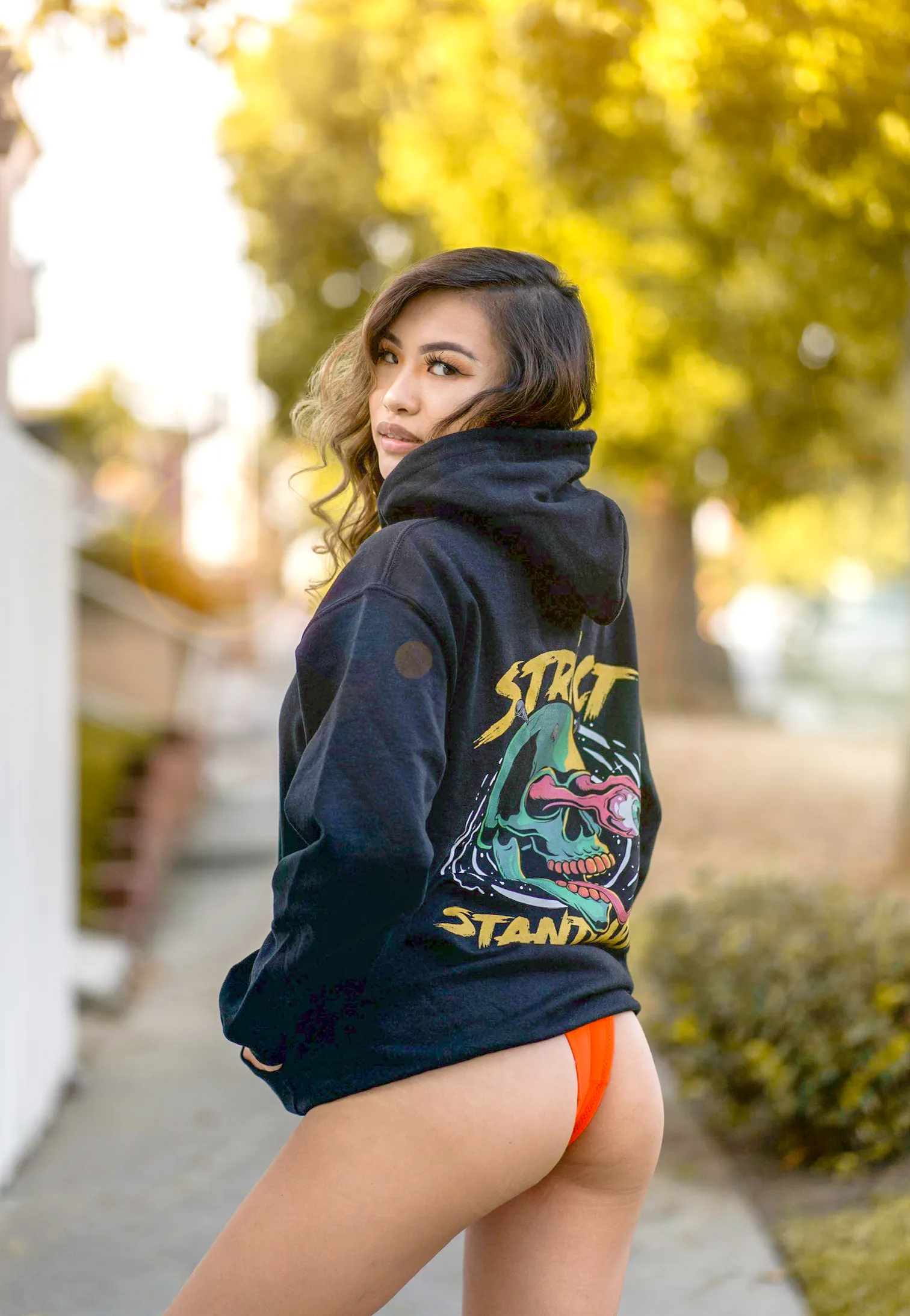 Blake Ferguson Photography showcases his post-production capabilities with an Edited Lifestyle Photograph of Composition #1 from Kimberly Hua influencing Strict Standards Streetwear.