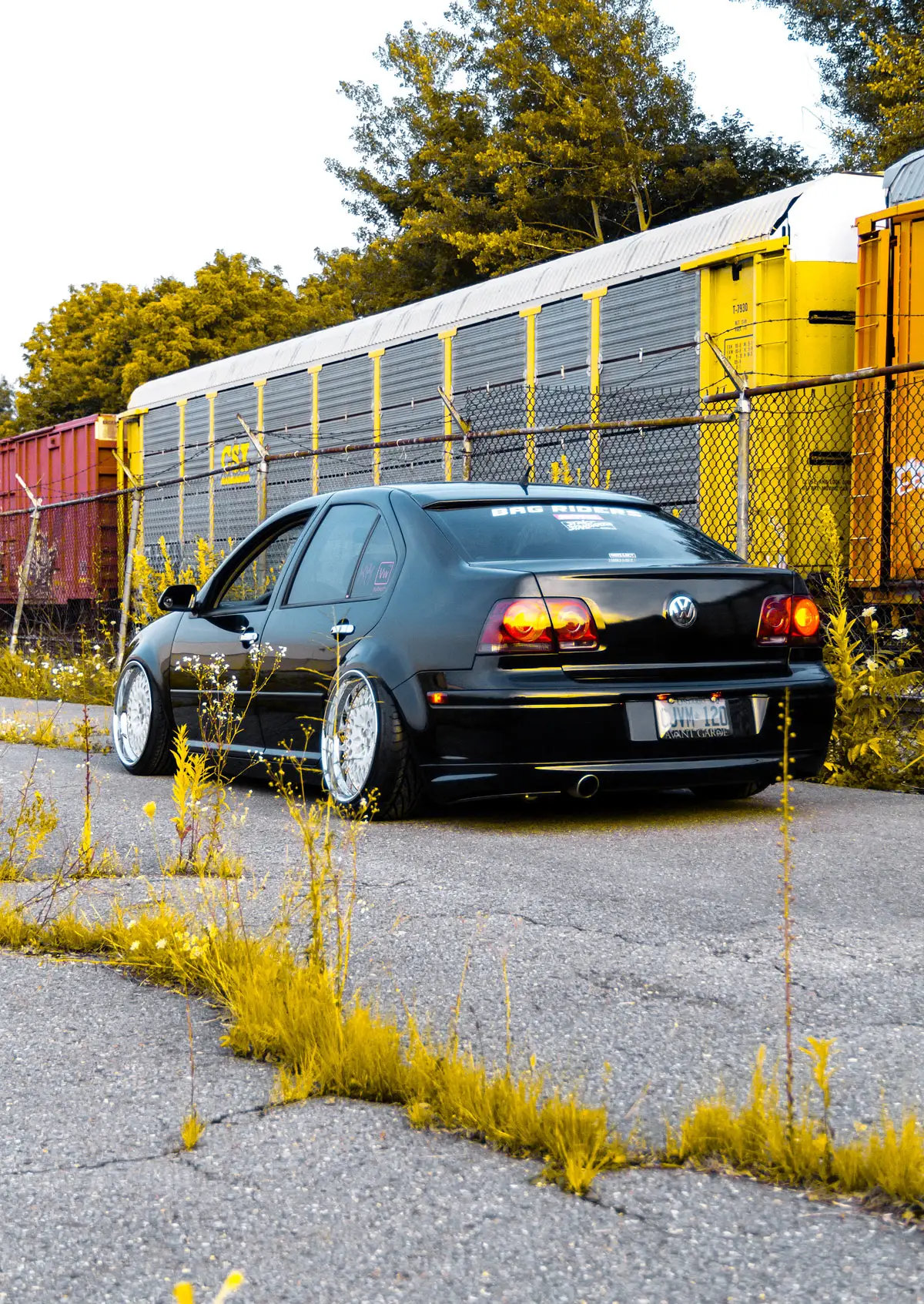 Car Photography by Blake Ferguson depicts Golden Tones Lightroom Presets with Behn and his 2000 VW Jetta MK4 VR6 in London, Ontario, Canada. (1)