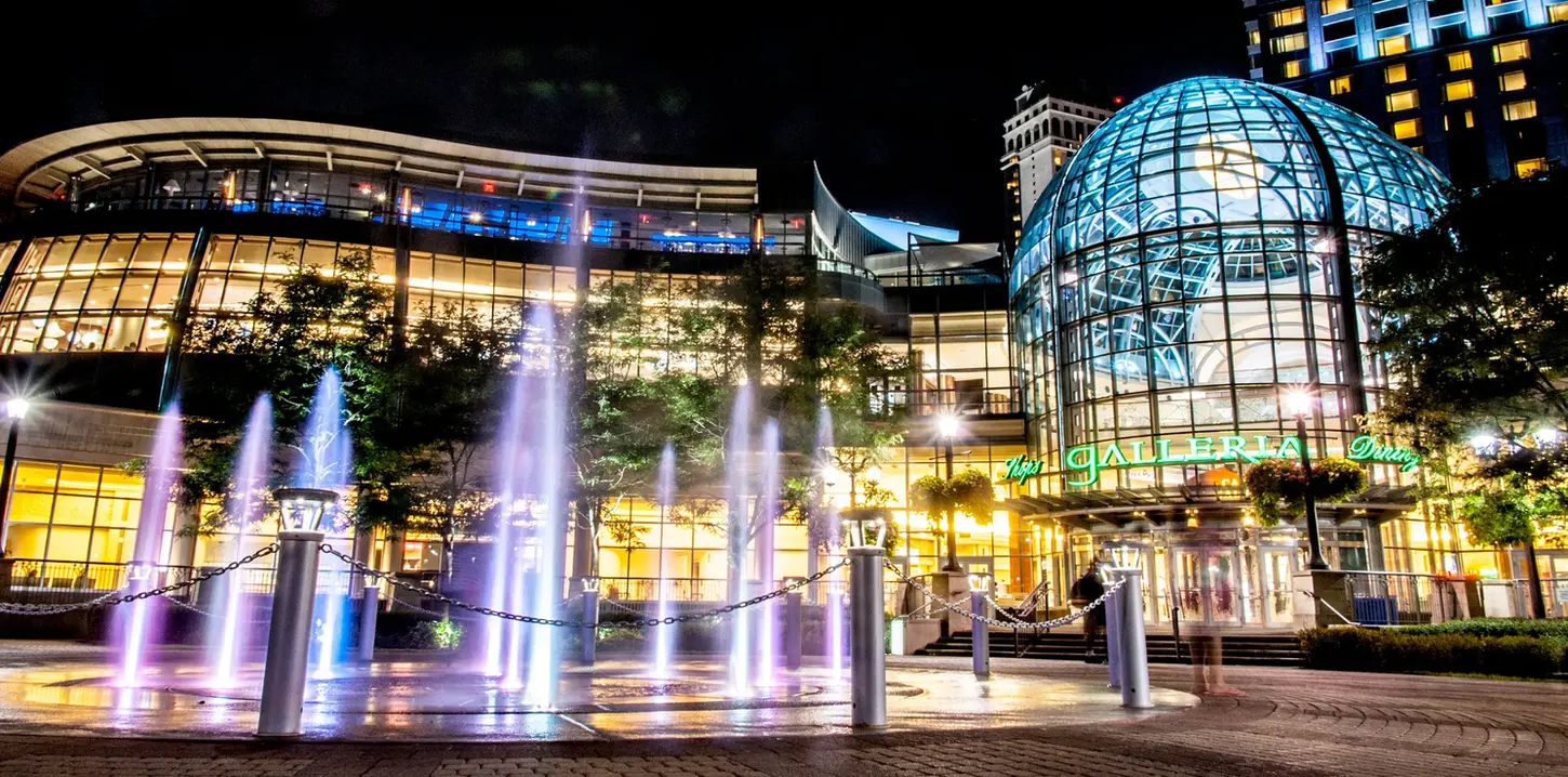 Night & Cityscape Fine-Art Photography by Blake Ferguson depicts the exterior architecture of Fallsview Casino in Niagara Falls, Ontario, Canada. (1)
