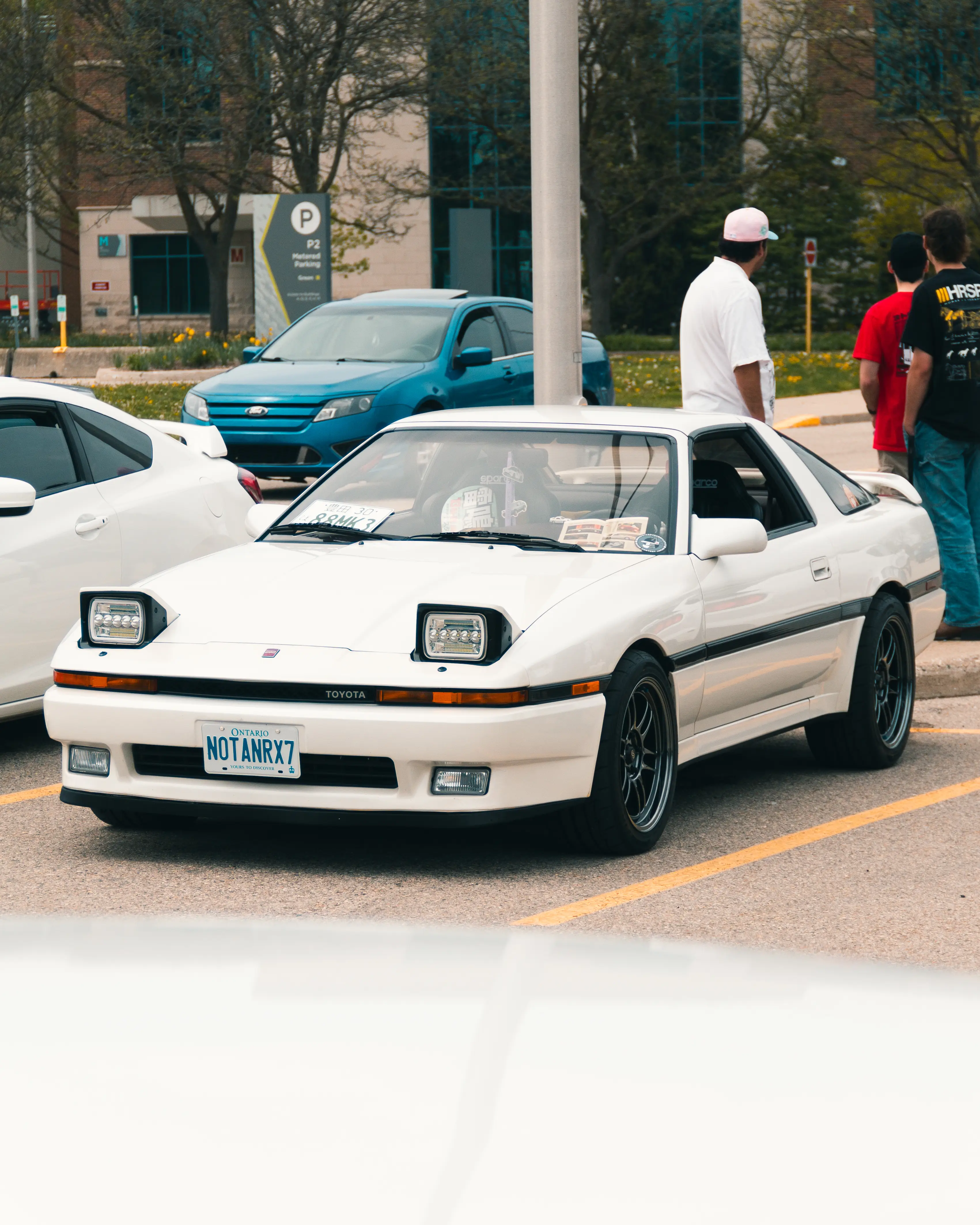 Car Show & Auto Event Coverage by Blake Ferguson Photography depicts a modified 1988 Toyota Supra MK3 Turbo at Forest City Cars & Coffee 2024 in London, Ontario, Canada. (1)