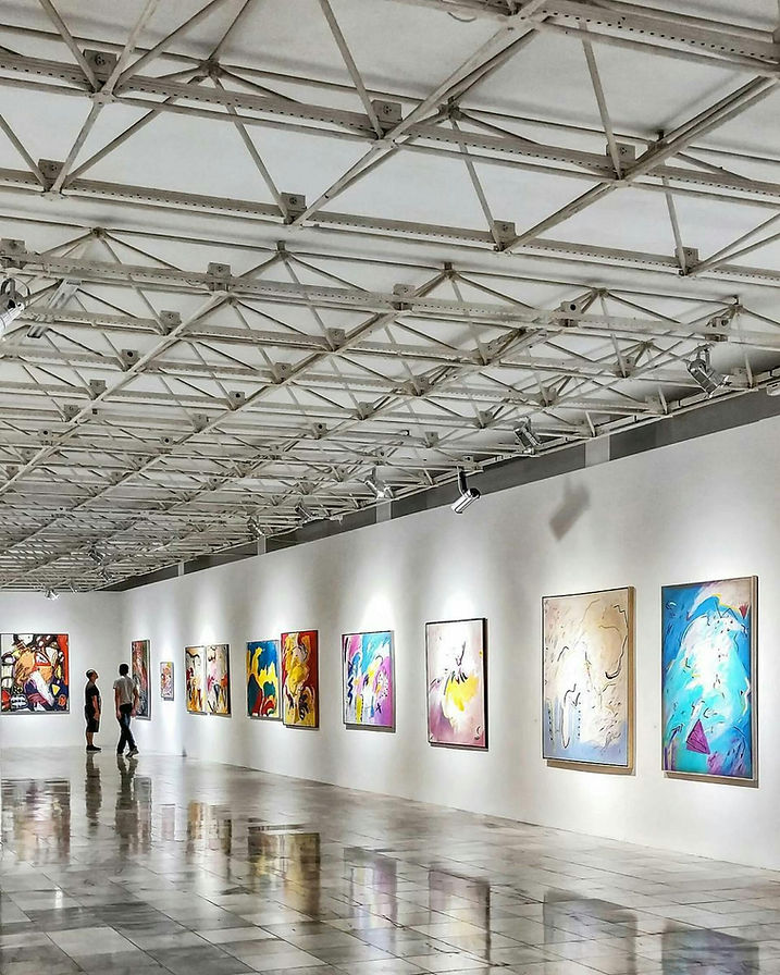An interior photograph of an Open Art Gallery Exhibit to demonstrate the archival quality of Printed Products.