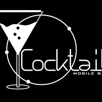 Graphic Design Services by Blake Ferguson depicts a background-filled Logo & Brand Identity for a Cocktail Mobile Bar in Toronto, Ontario, Canada.