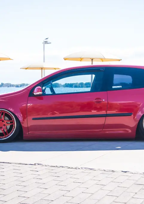 Car Photography by Blake Ferguson depicts Kevin Pratte’s modified 2008 Volkswagen Golf MK5 on the Toronto Harbourfront. (2) 