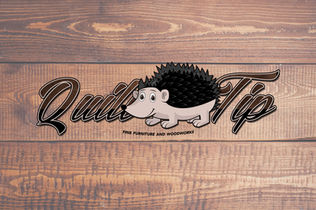 Graphic Design Services depicts a Logo & Brand Identity for QuillTips Woodworks in Orangeville, Ontario, Canada. (4)