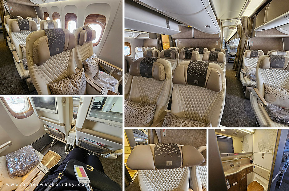 Emirates, Boeing 777 - 300 ER, Premium Economy.jpg