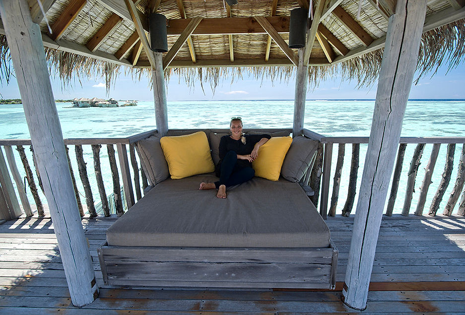 Lucie Mohelníková, Gili Lankanfushi, severní Male atol, Maledivy.jpg