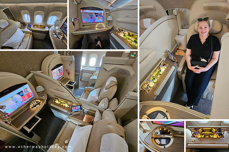 Emirates, Boeing 777 - 300 ER, First Class.jpg