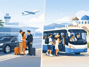 Airport Pickup Versus Shuttle for Paros Stays