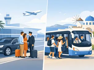 Airport Pickup Versus Shuttle for Paros Stays