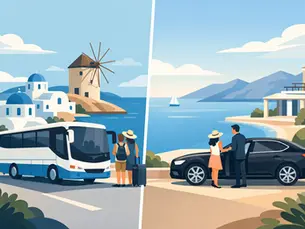 Paros Shuttle Versus Private Car: Which Fits?
