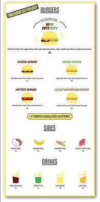 our 1st menu