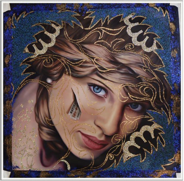 Please, don’t tear up my painting. They are a part of me and my soul. 
Please don’t hurt my soul or my face. Let me be free!