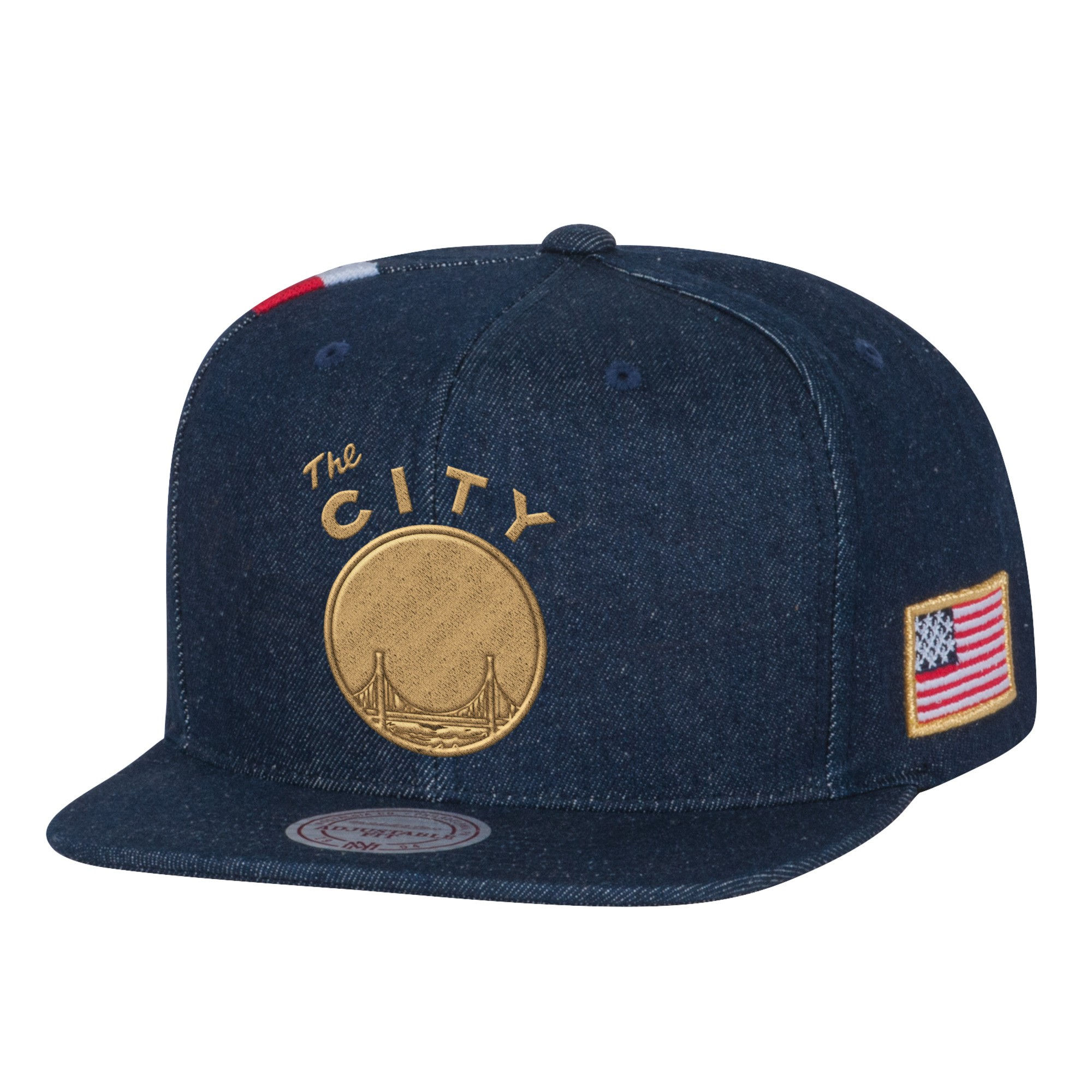 USA Stars & Stripes Denim Snapback Warriors