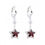 Miniatura: Aros con colgante de estrella