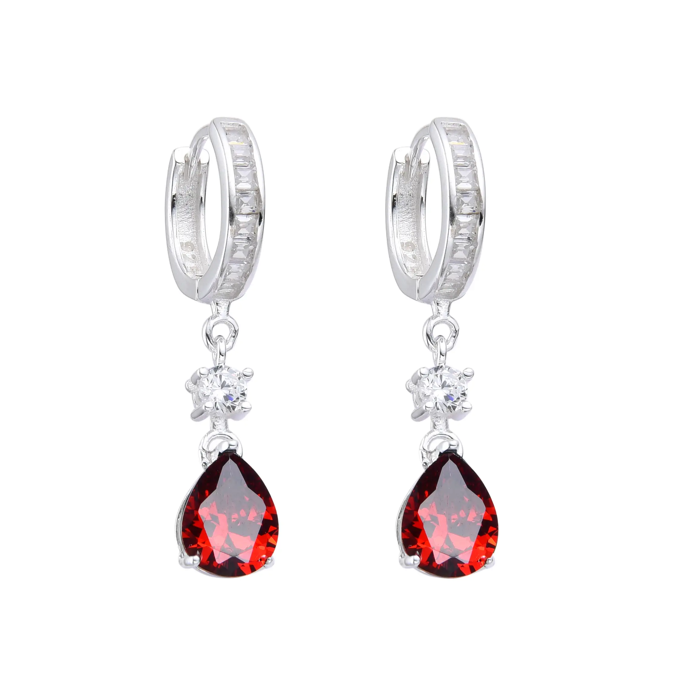 Aros colgantes en forma de gota