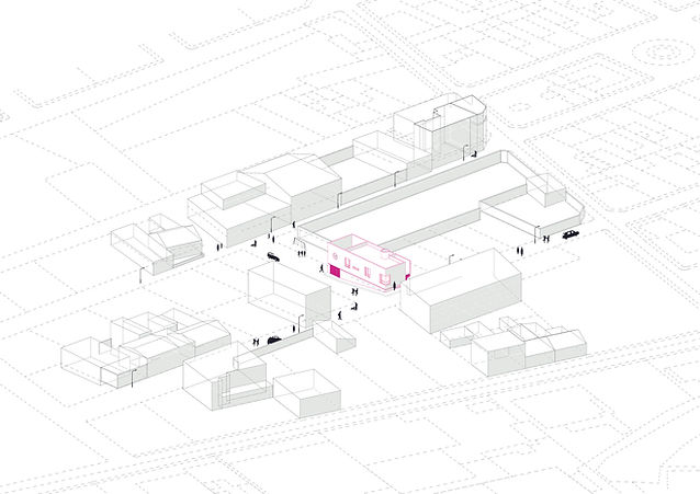 aga studio Proyecto Vivienda Santiago - Diagrama