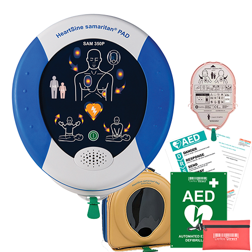 HeartSine 350P Semi Automatic AED Sports & Schools defibrillator