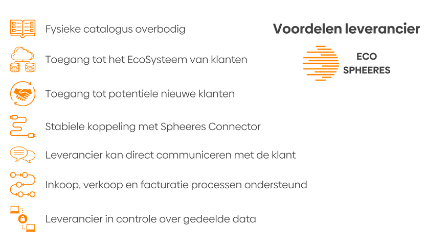 Alle voordelen op een rijtje, van EcoSpheeres voor leveranciers