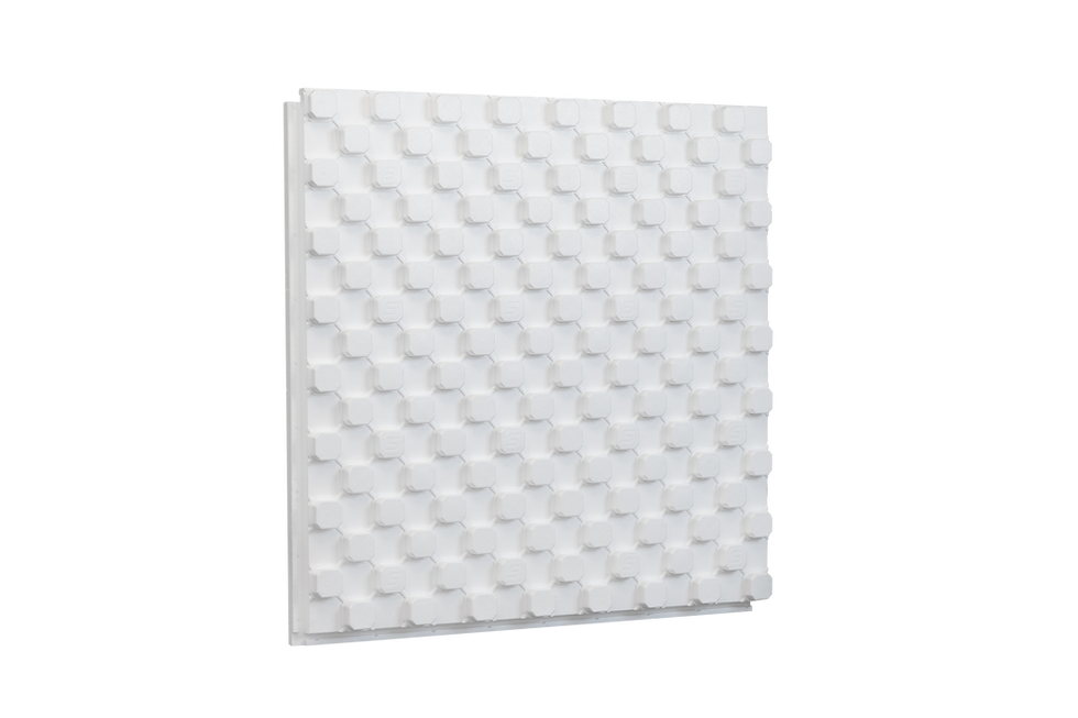 Builders handling EPS+ rigid insulation panels for wall, slab, and roof applications in Saskatchewan