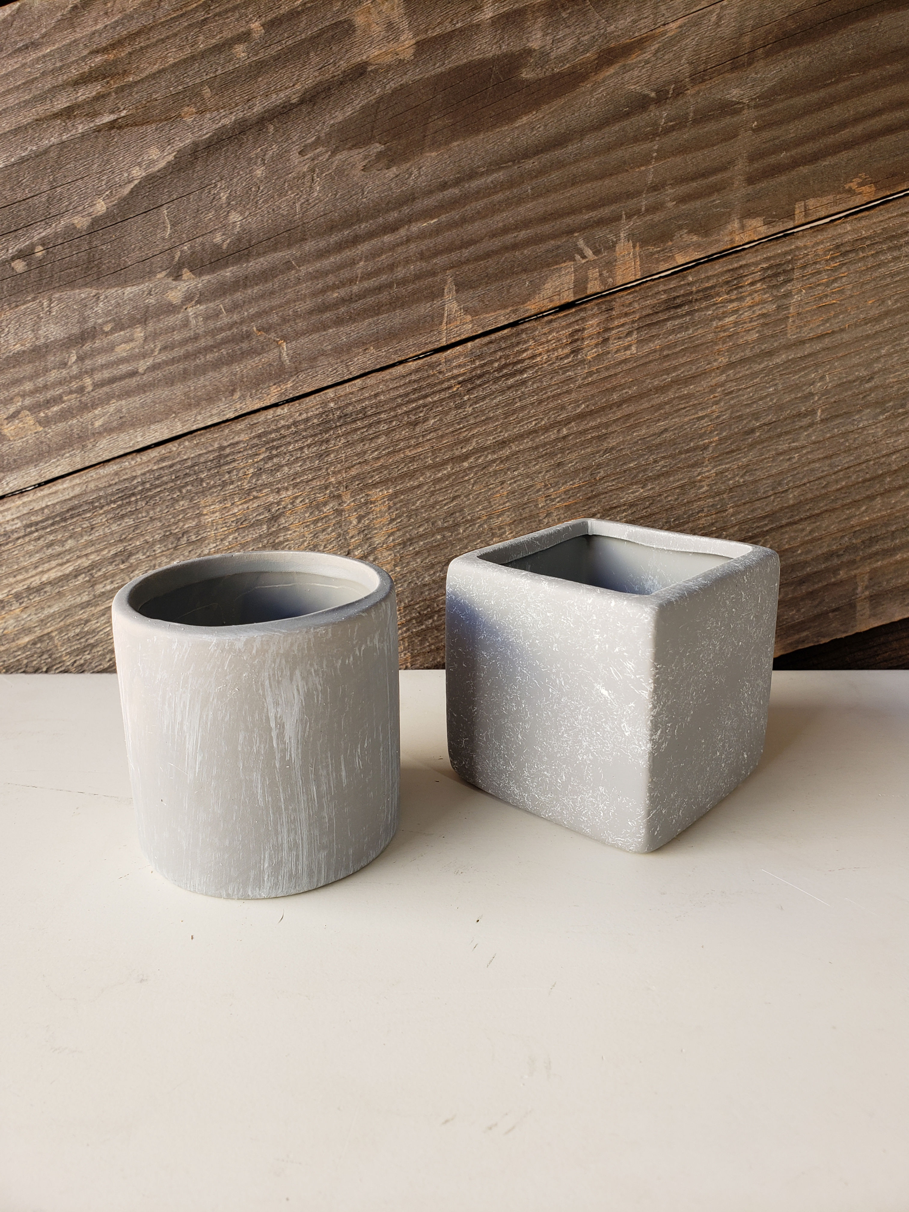 Mini Concrete Planters