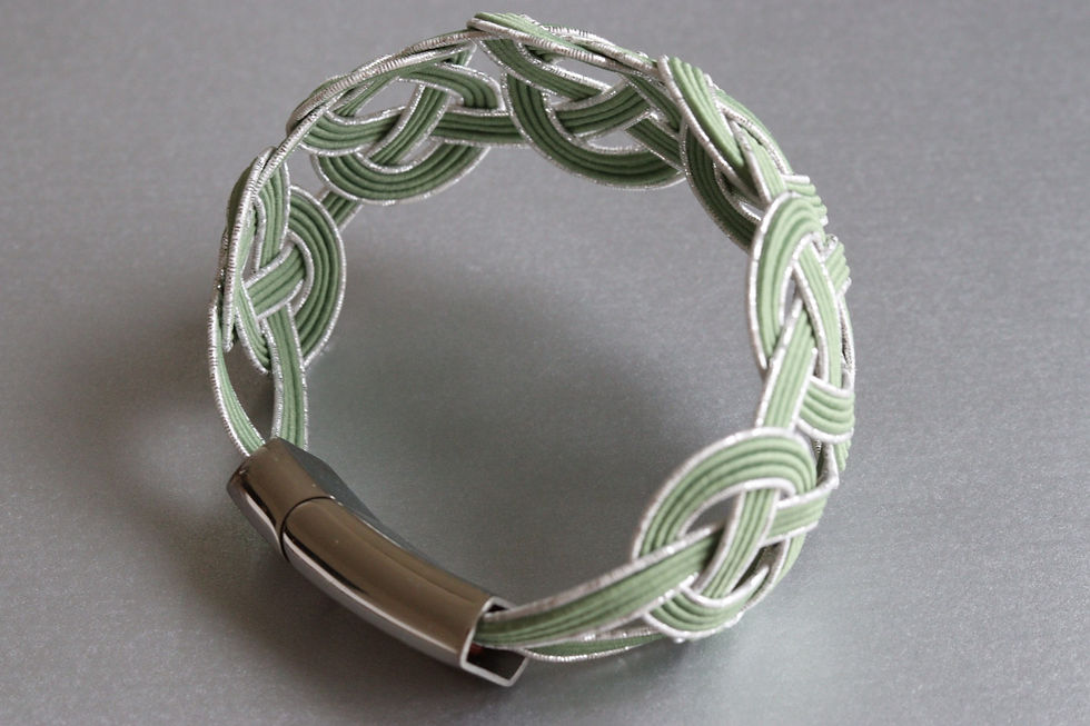 サムネイル： Mizuhiki bracelet