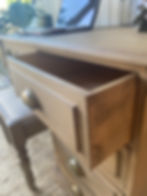 Thumbnail: A Rustic Dressing Table /  Desk & Stool ~ Oak Finish ~