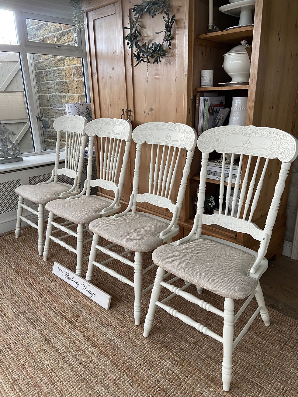 Thumbnail: A Tiger Oak Extending Dining Table and 4 Chairs 