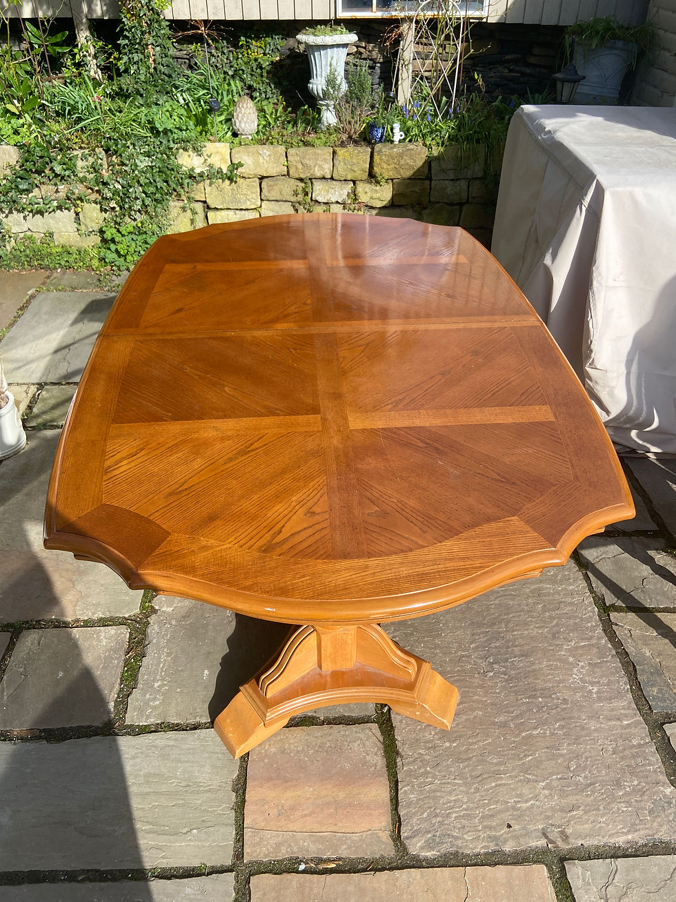 Thumbnail: HAVE ME PAINTED !  A Beautiful French Style Extending Table & 8 Chairs~ 