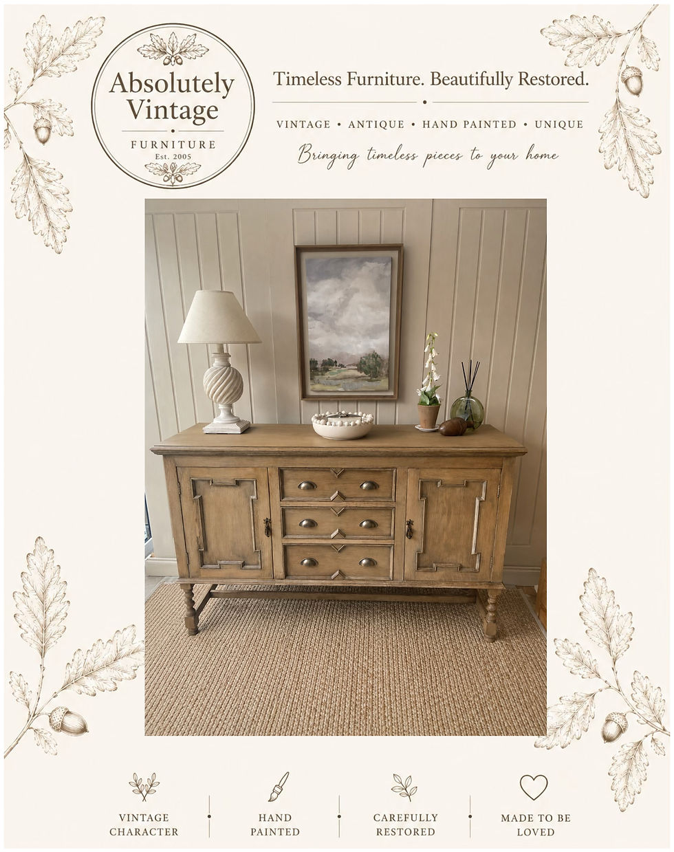 Thumbnail: A Stunning Vintage Oak Sideboard