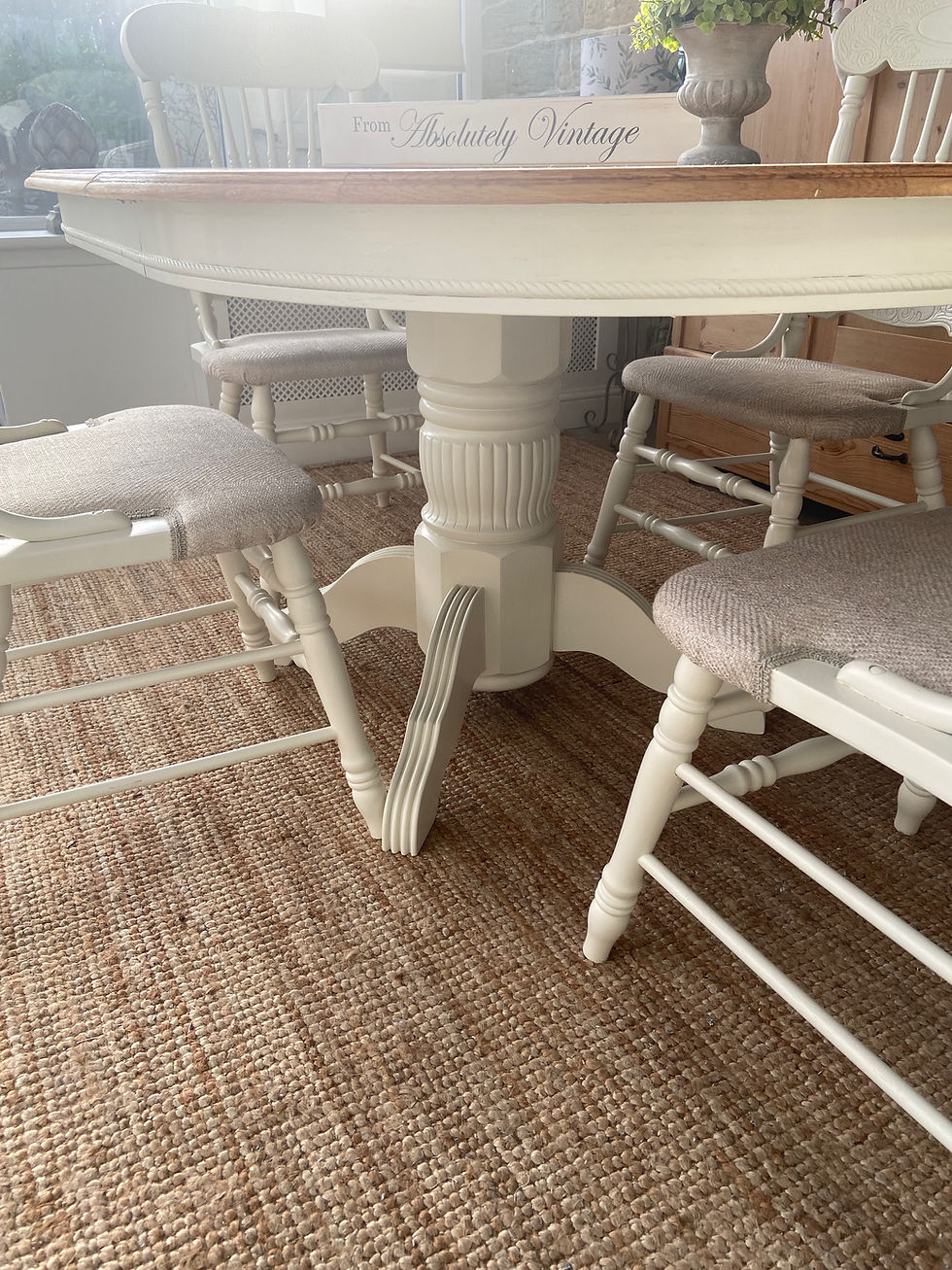 Thumbnail: A Tiger Oak Extending Dining Table and 4 Chairs 